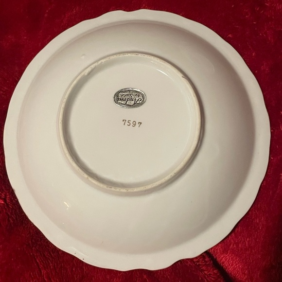 Vintage Andrea by Sadek pitcher and plate set - Roses made in Japan - #7597 - Picture 6 of 12